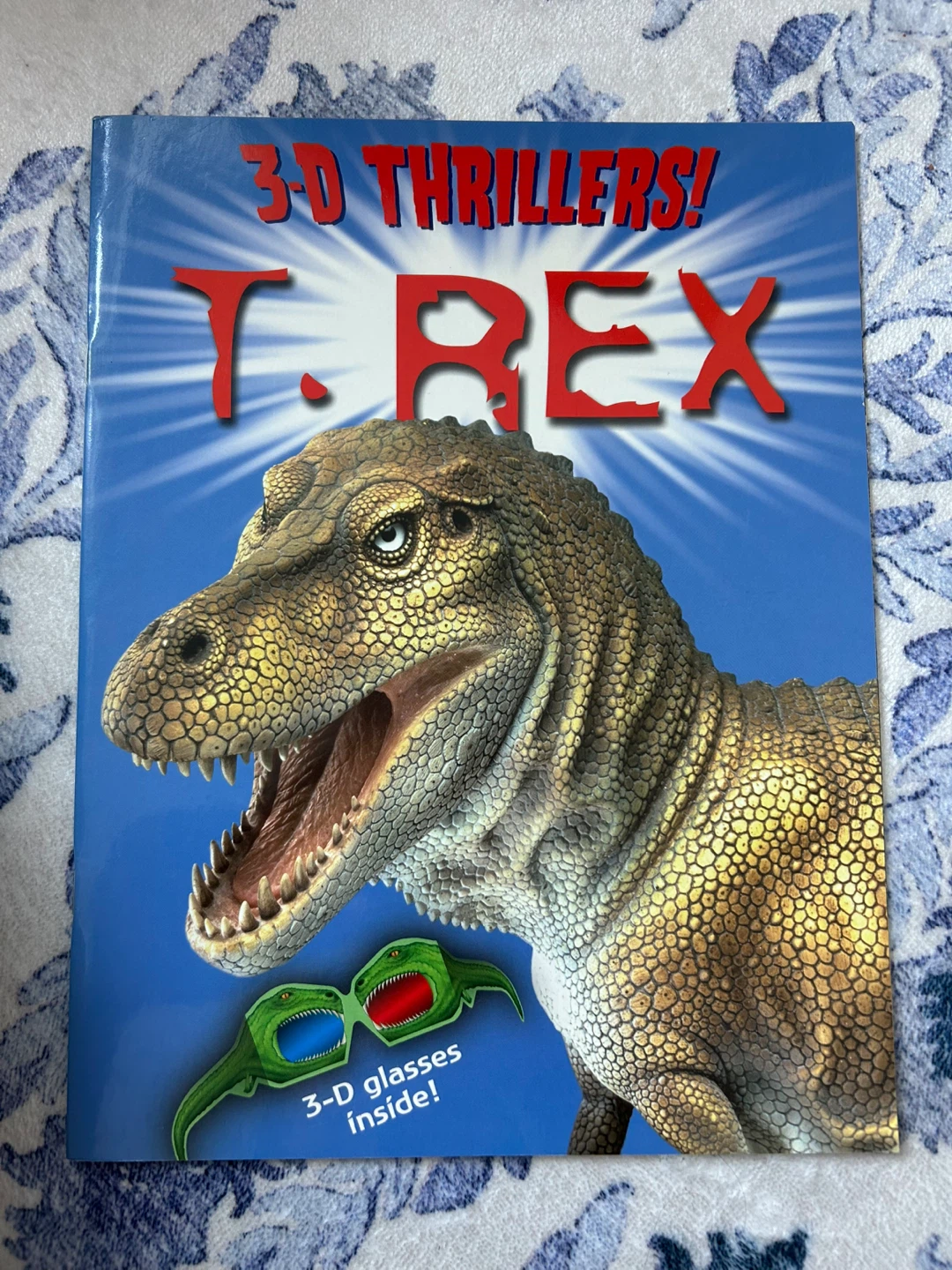 (Paperback) 3D Thrillers! T. Rex Book for 3-D Glasses