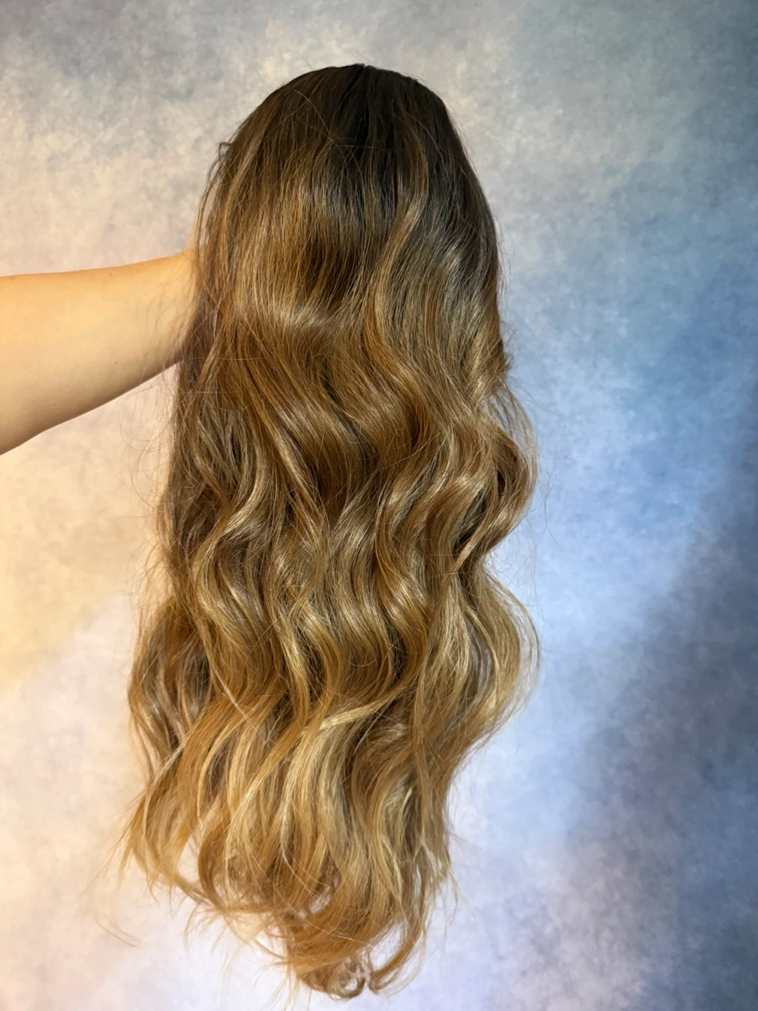 Ombré Wig, lace front, new never worn, synthetic - photo 3