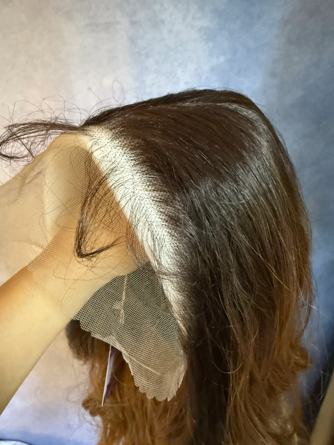Ombré Wig, lace front, new never worn, synthetic - photo 4
