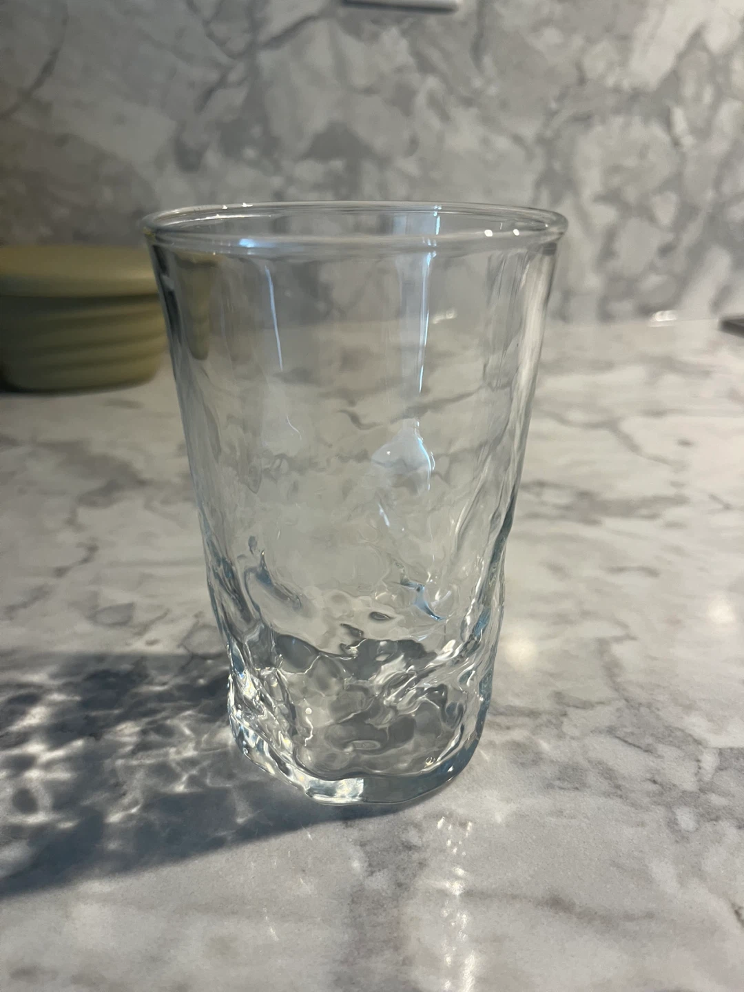Textured Glass cup