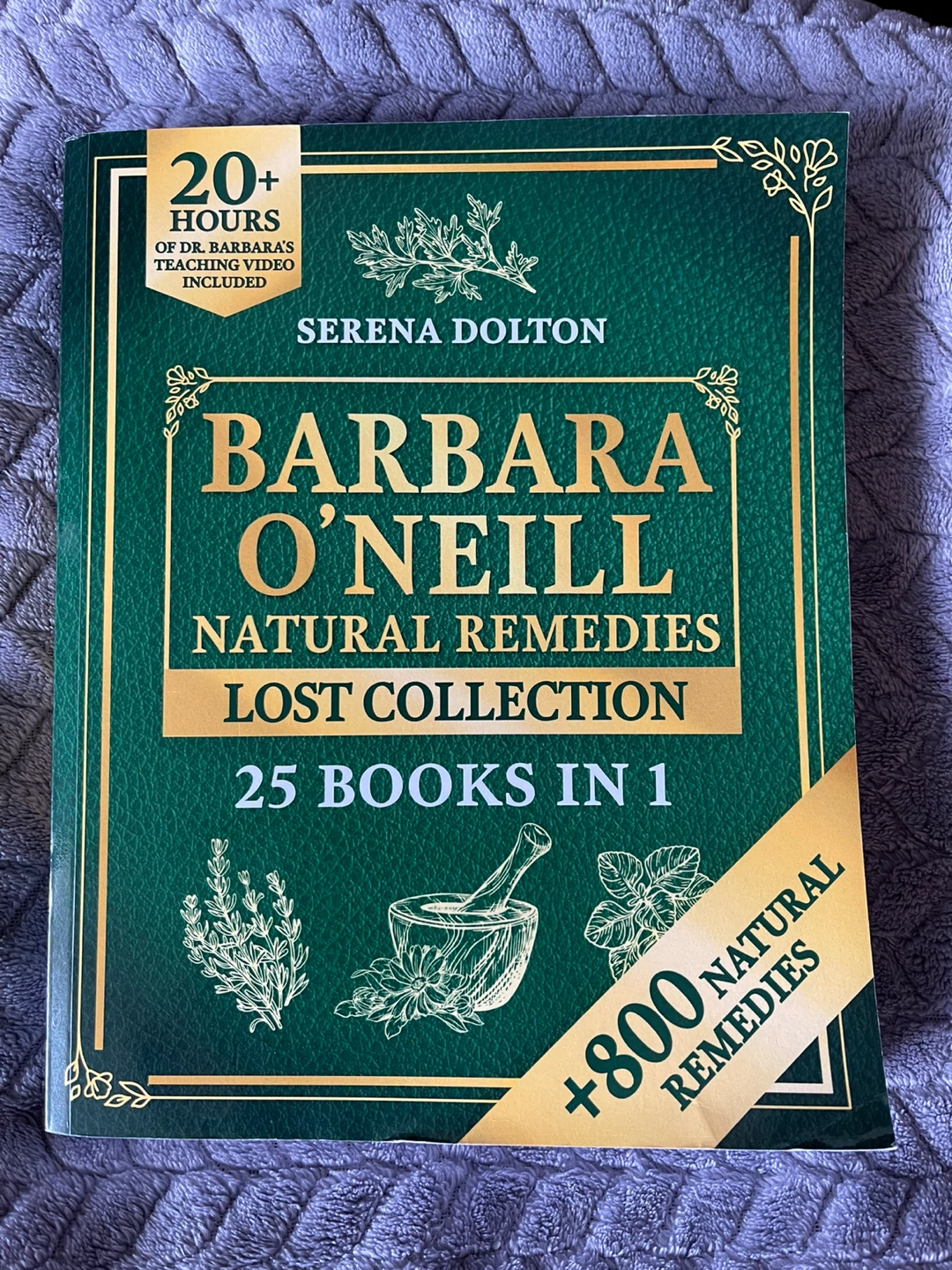 Barbara O'Neill Natural Remedies Lost Collection Book