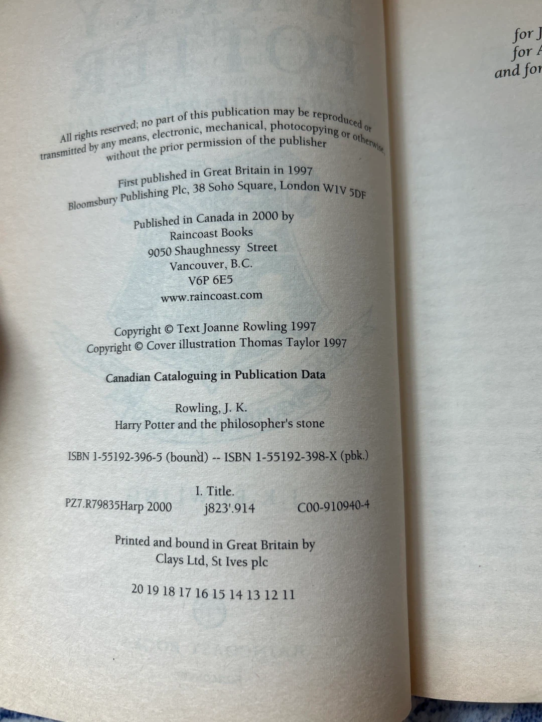 (Paperback) Harry Potter and the Philosopher's Stone (2000) - photo 3