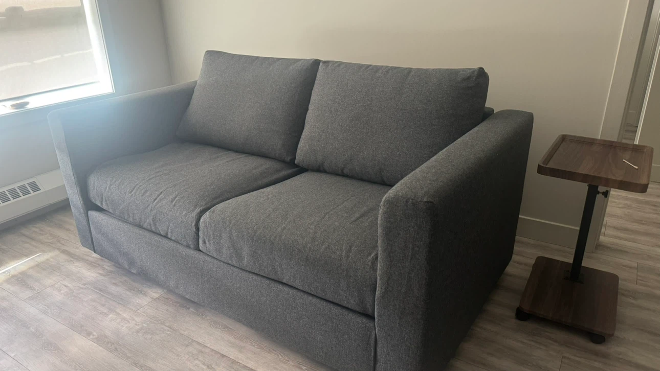IKEA FINNALA Loveseat - Gunnared Medium Gray