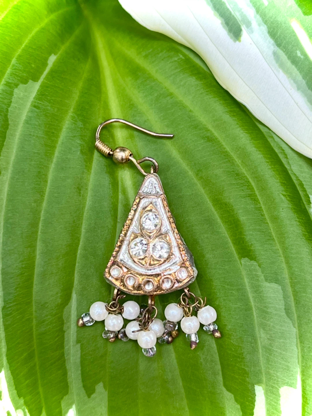 Boho Style Dangle Earrings with Faux Pearls - photo 5