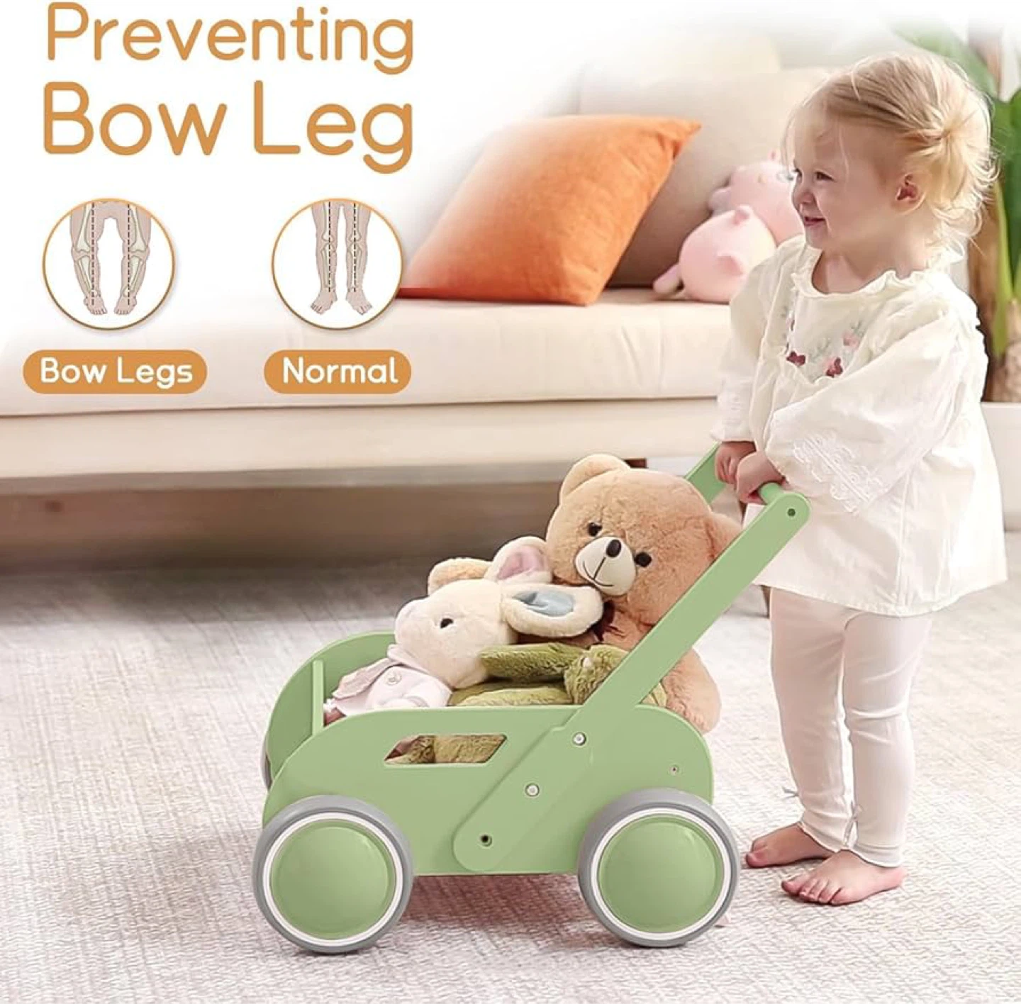 Montessori like Wooden walker for babies - photo 2