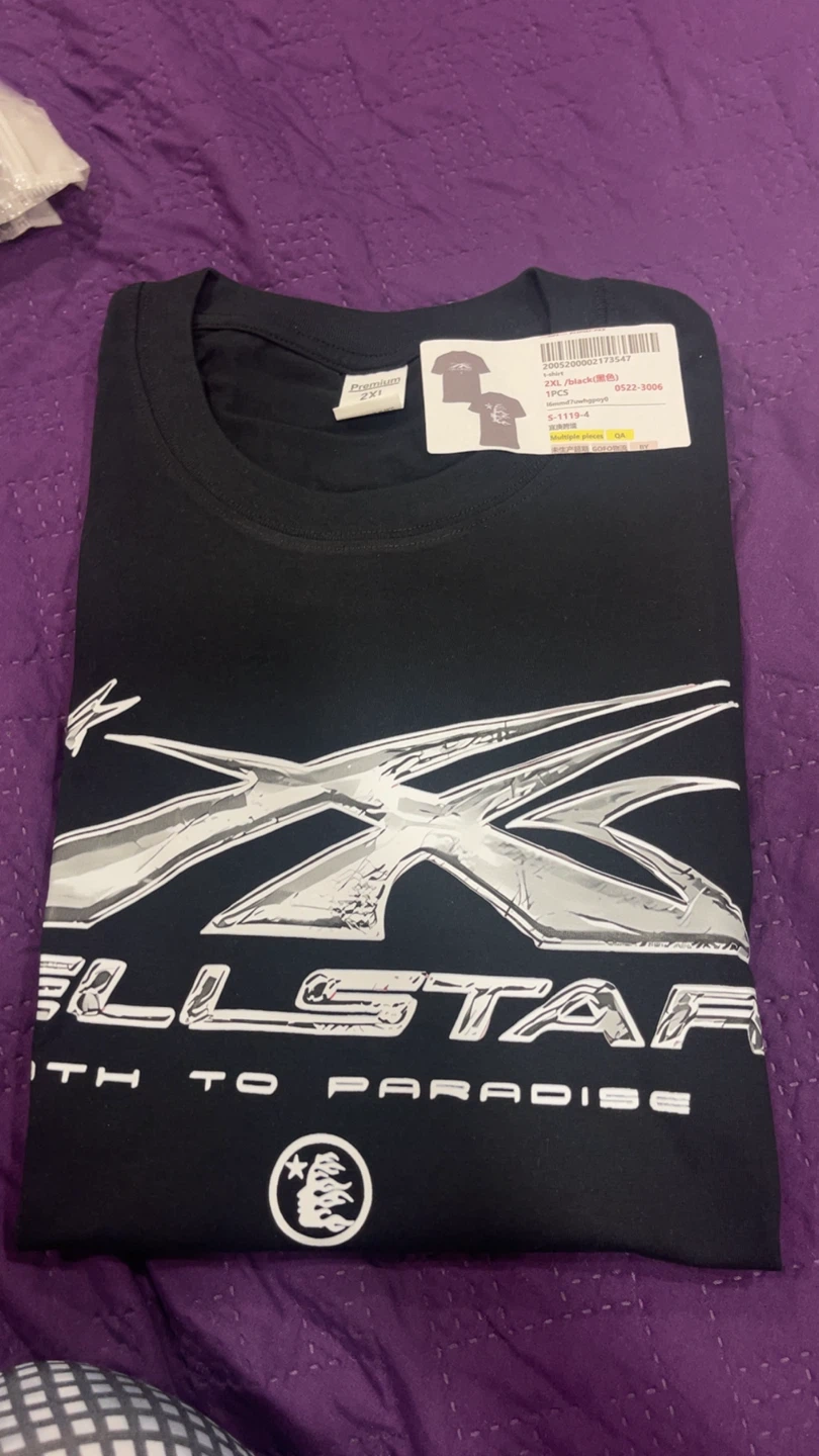 Hellstar Path to Paradise Black T-Shirt - photo 4