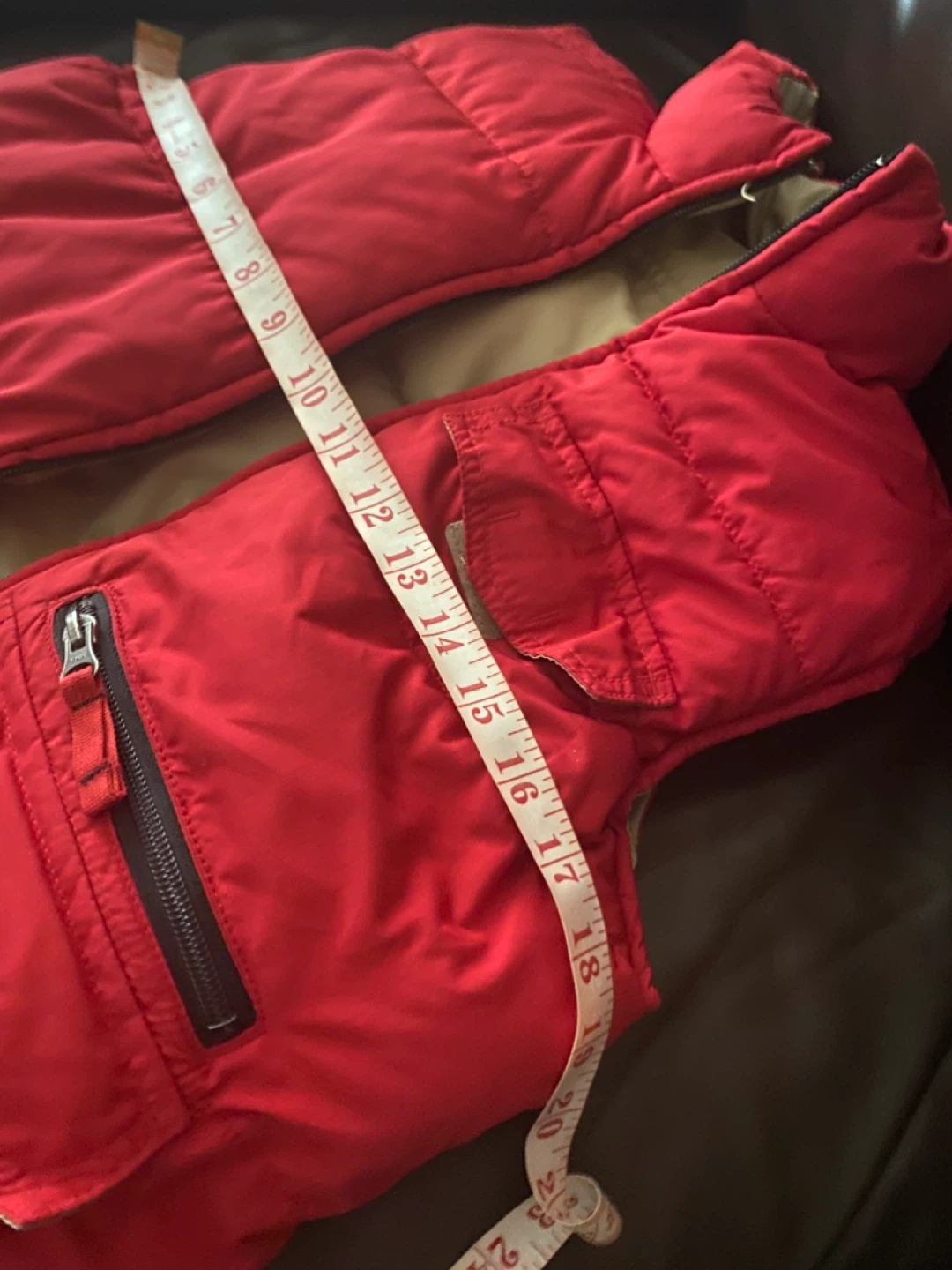 GAP Red Reversible Puffer Vest - photo 5