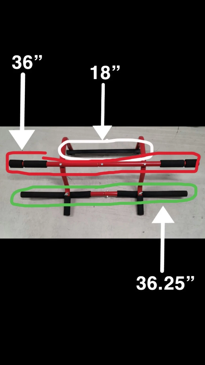 Red Doorway Pull-Up Bar - photo 2