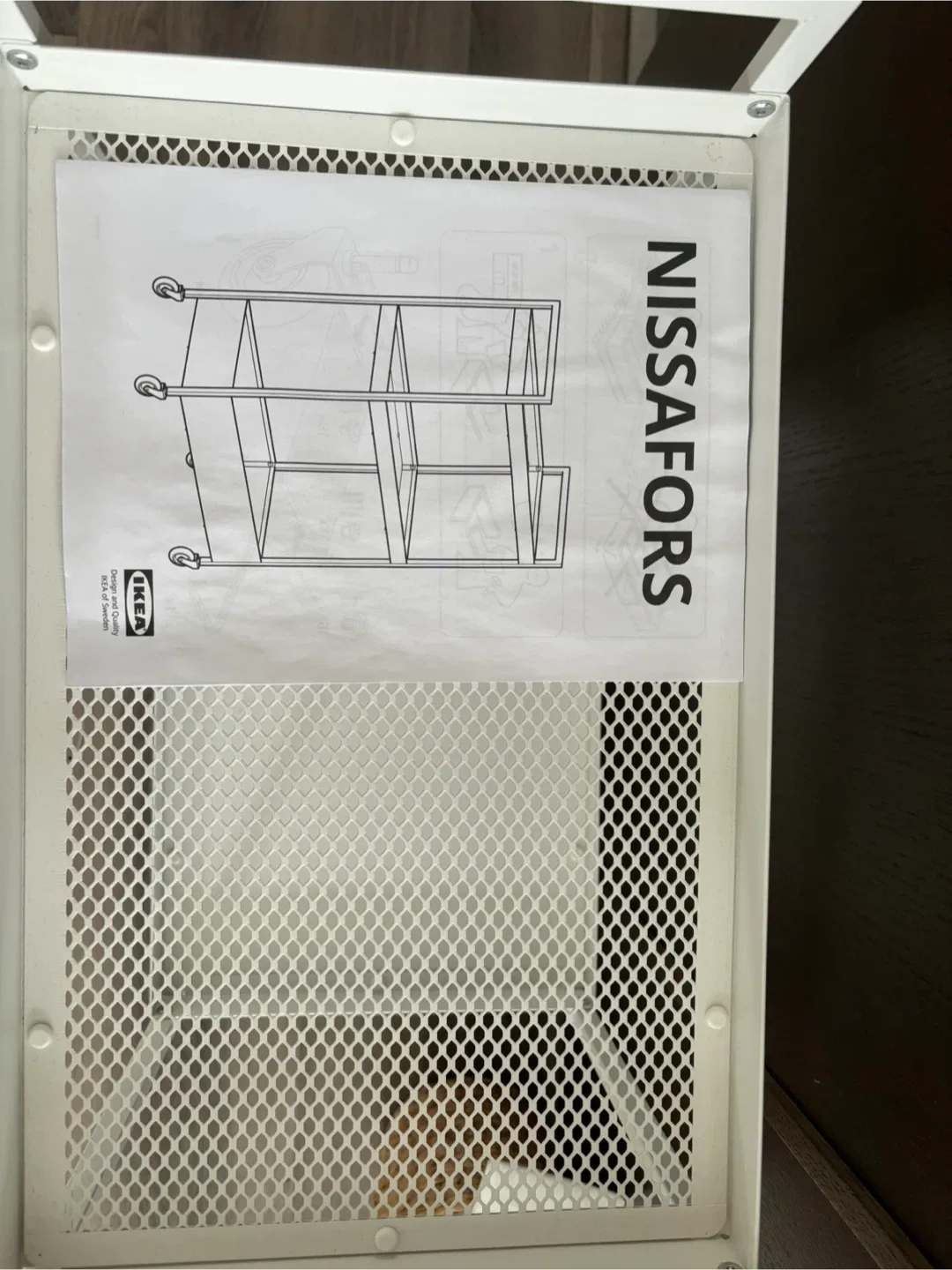 IKEA NISSAFORS Rolling Cart - White - photo 3