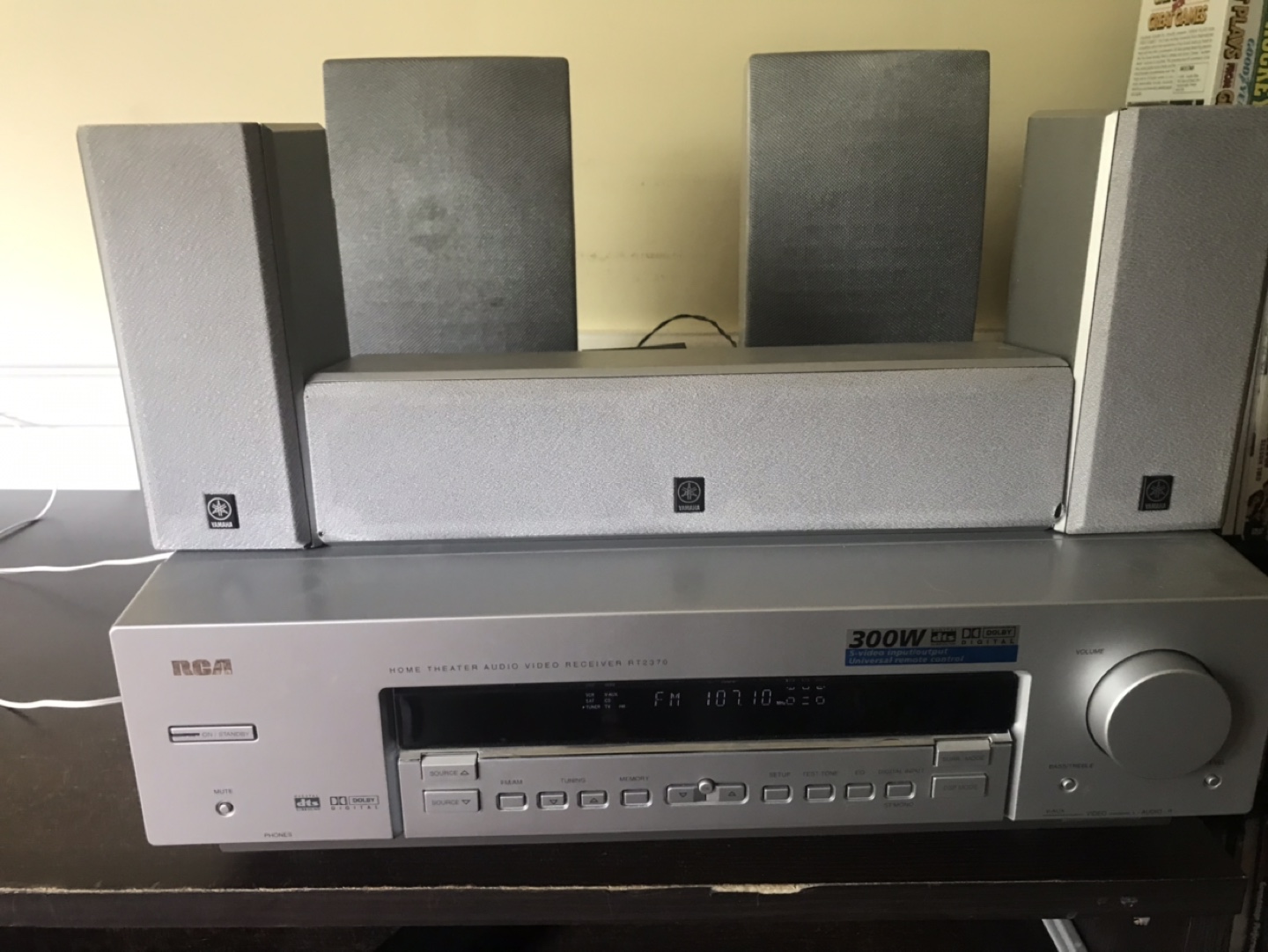 RCA RT2370 Home Theater Receiver with Yamaha and Sony Speakers