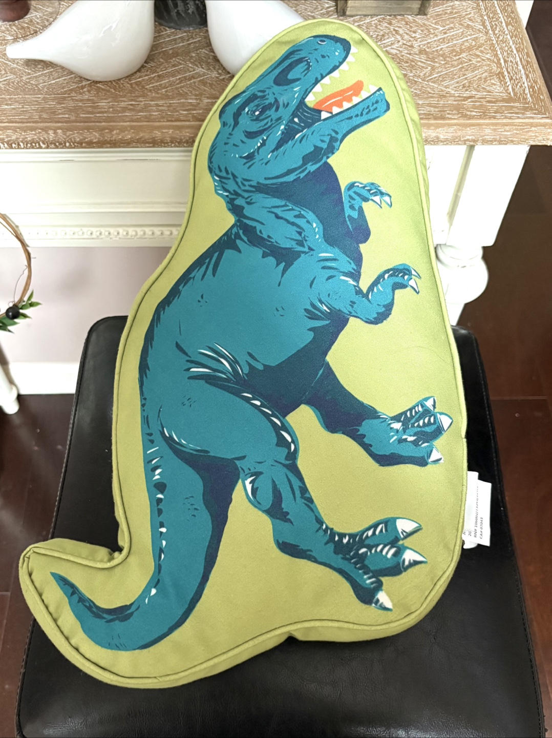 Green Dinosaur 🦖 🦕 Long Pillow/Cushion