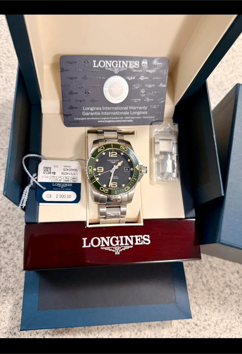 LONGINES HYDROCONQUEST 41 mm, ceramic bezel - photo 3