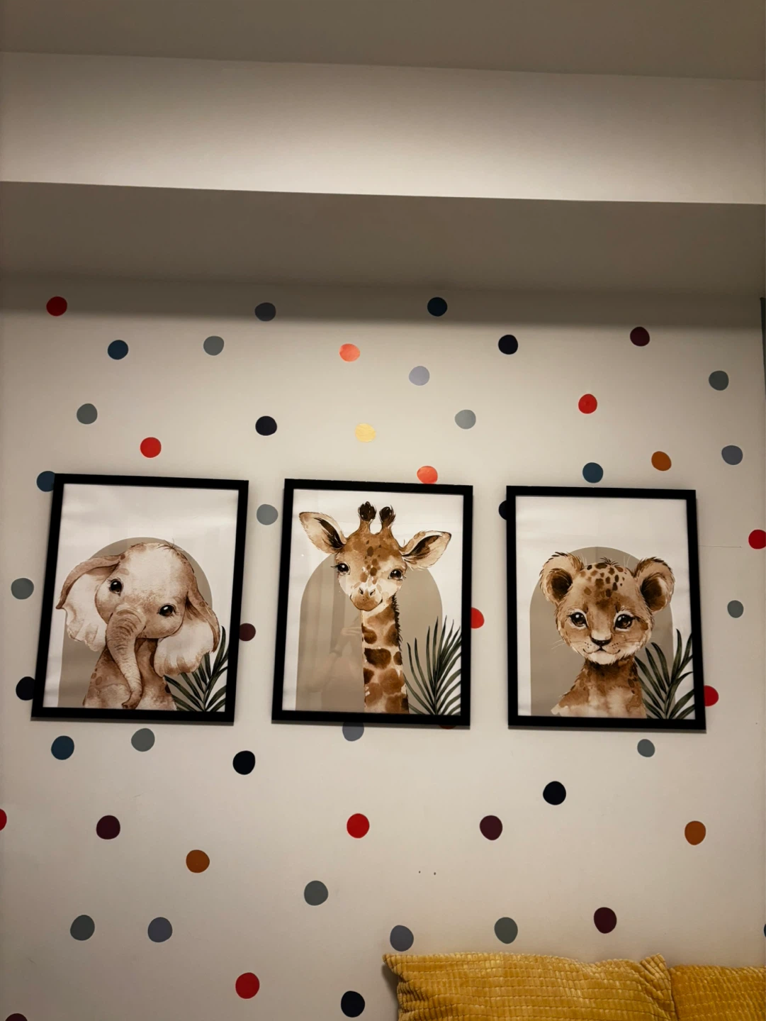 Framed Watercolour Animal Prints (Set of 3)