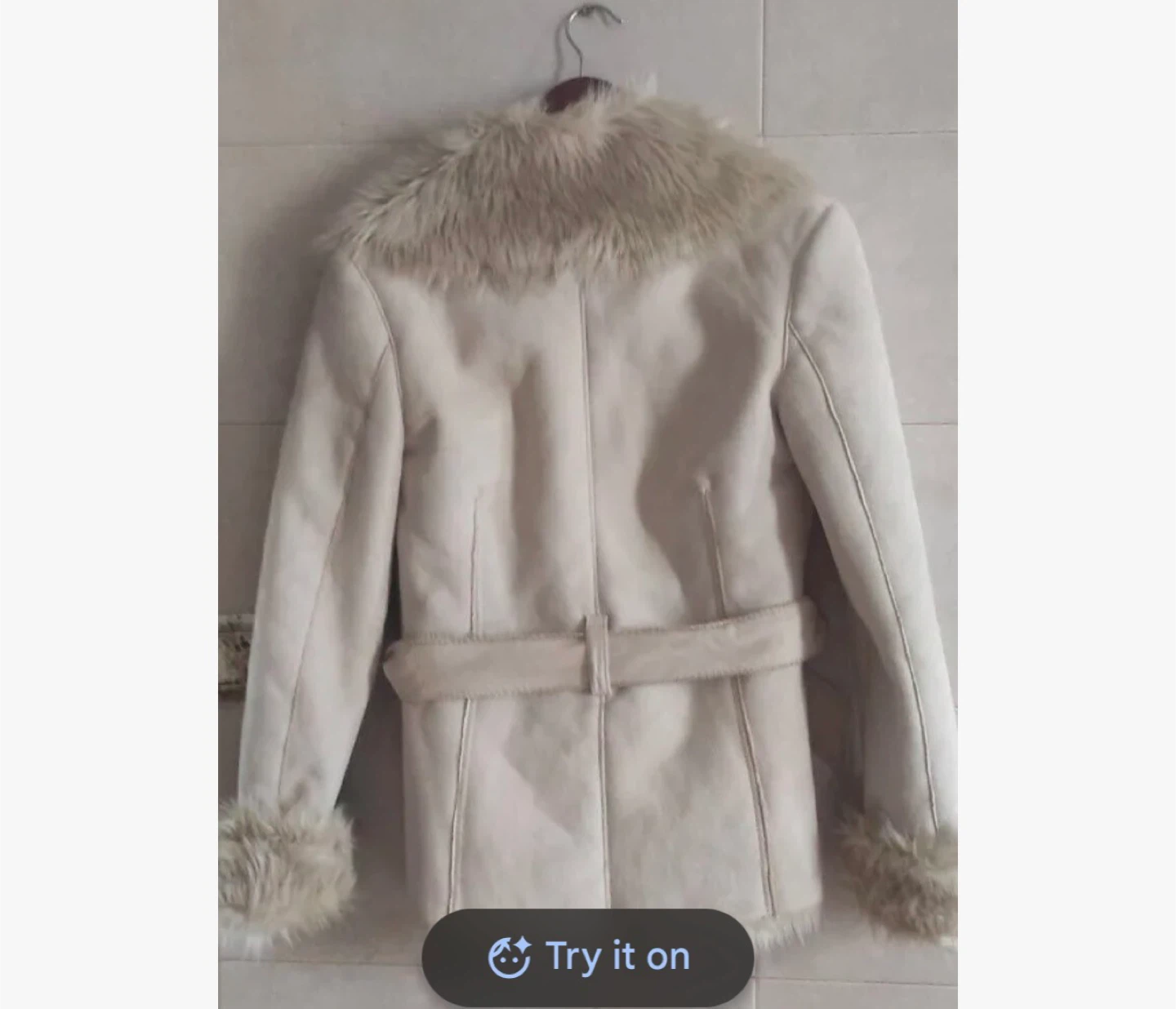 Zara Faux Suede & Fur Trim Jacket - photo 3