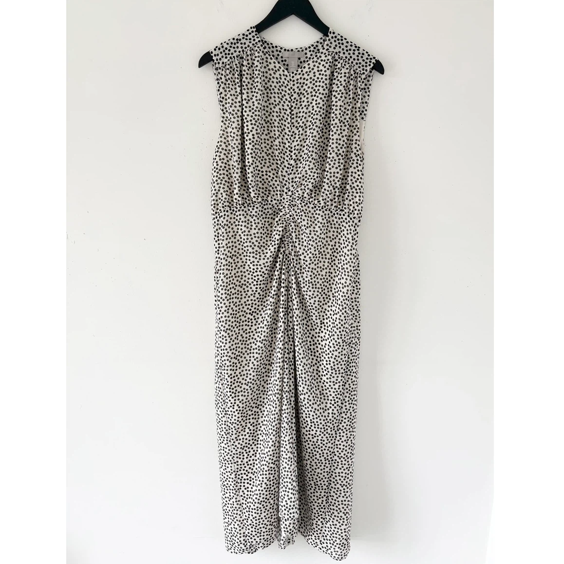 H&M Polka Dot Chiffon Sleeveless Dress