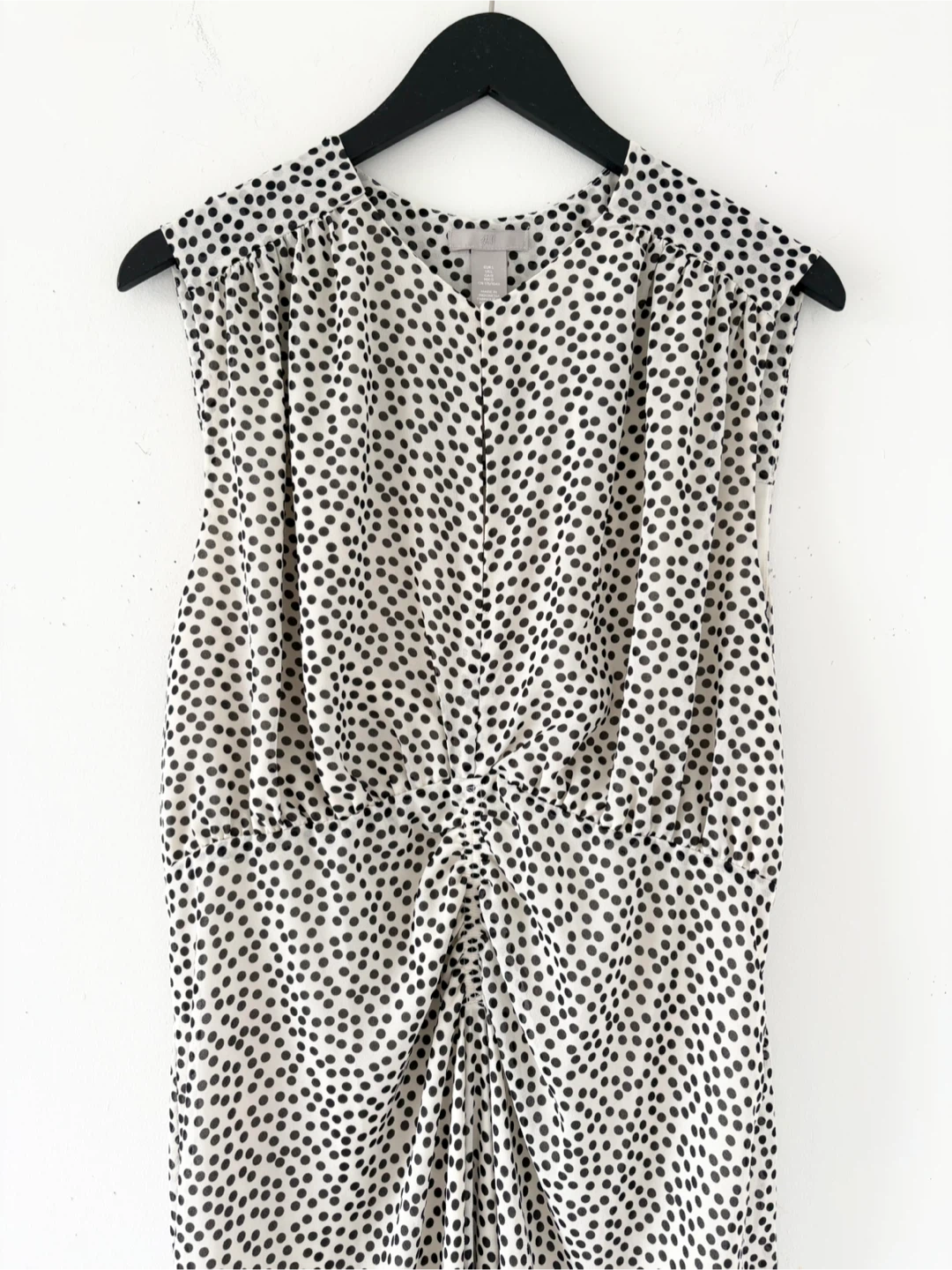 H&M Polka Dot Chiffon Sleeveless Dress - photo 3