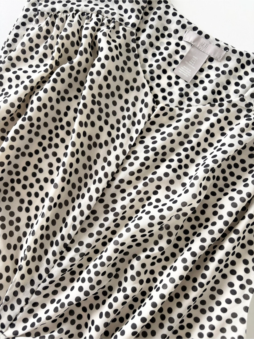 H&M Polka Dot Chiffon Sleeveless Dress - photo 5