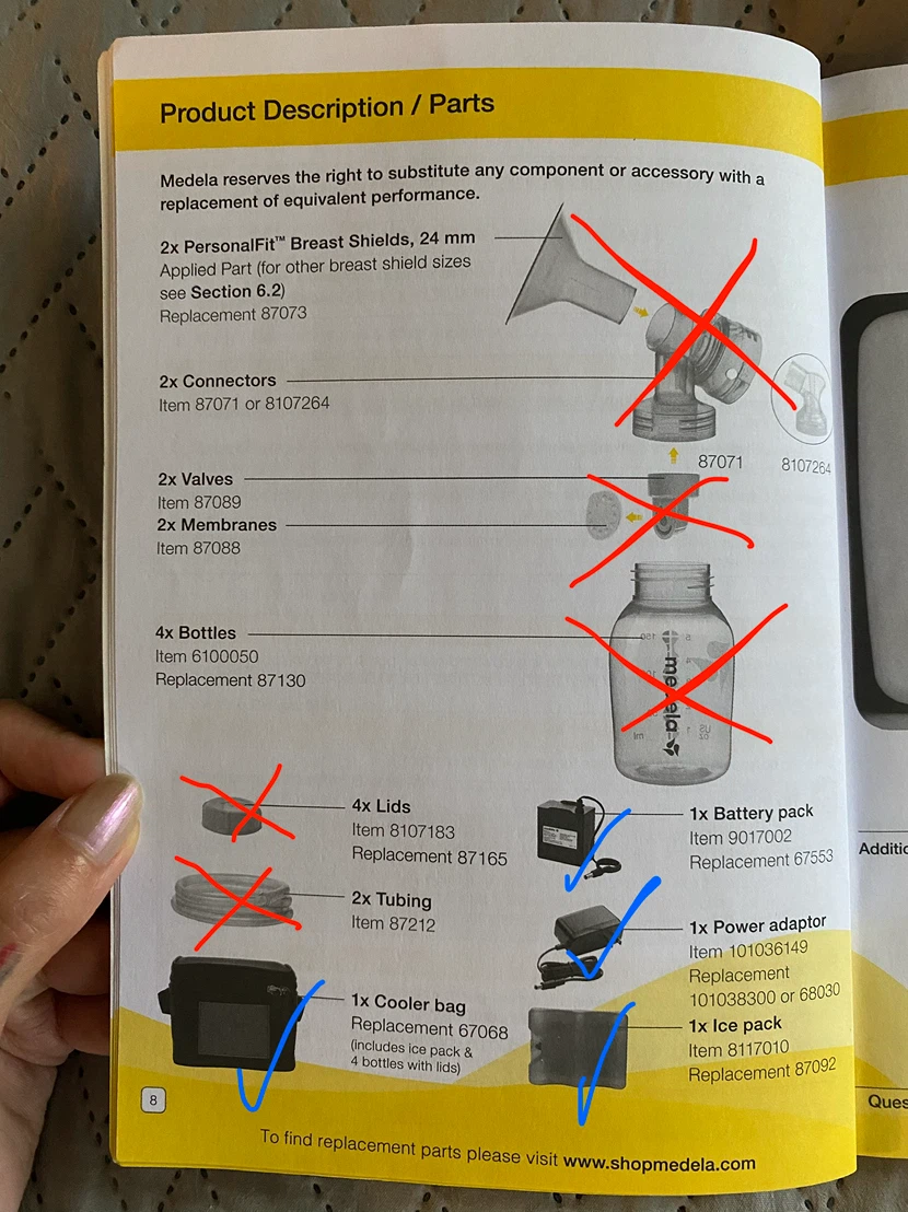 Breast milk pump - photo 4