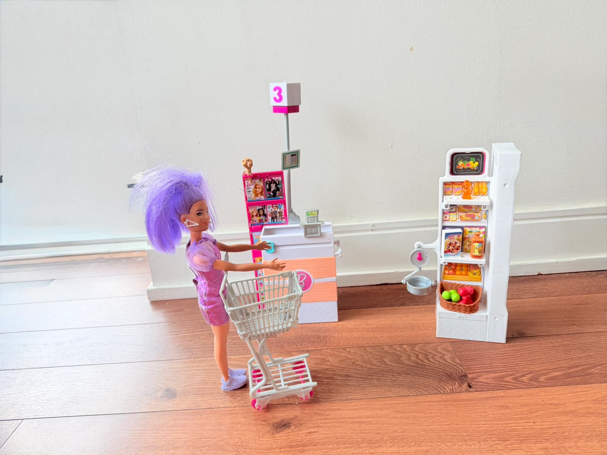 Barbie Doll Supermarket Playset