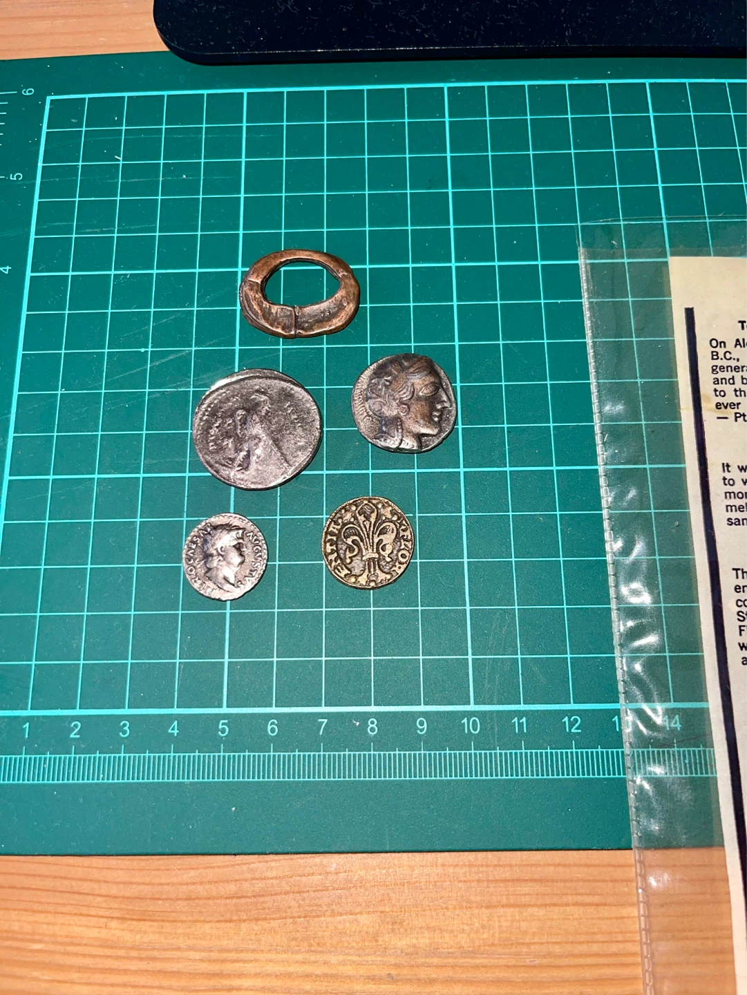 Collection of Ancient Coins and Ring