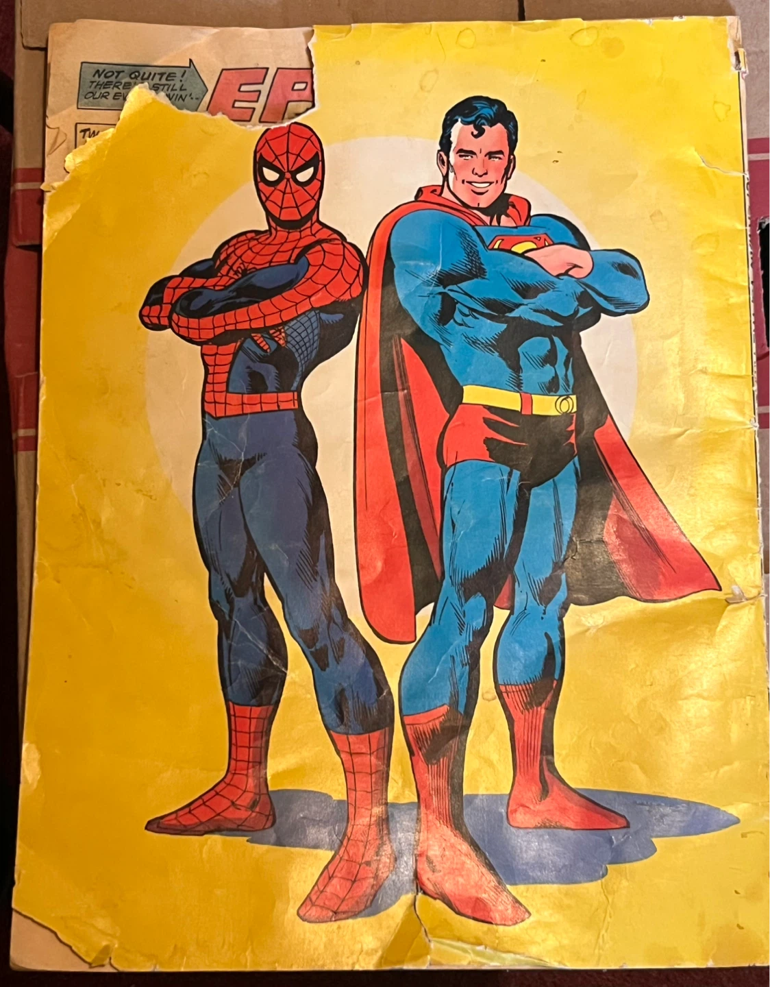 Vintage 1976 Superman vs. The Amazing Spider-Man #1 - photo 2