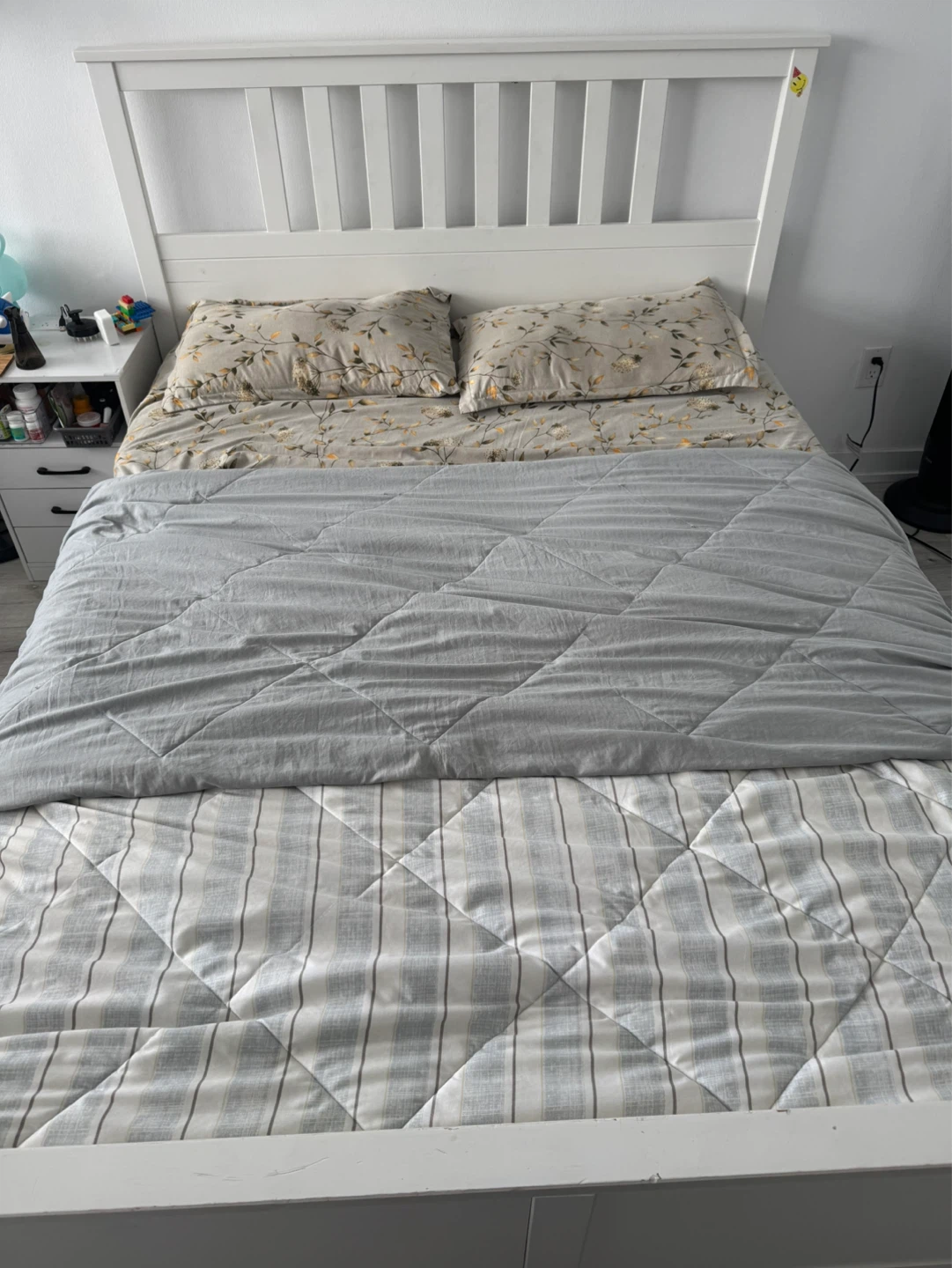 Queen Bed Frame with storage