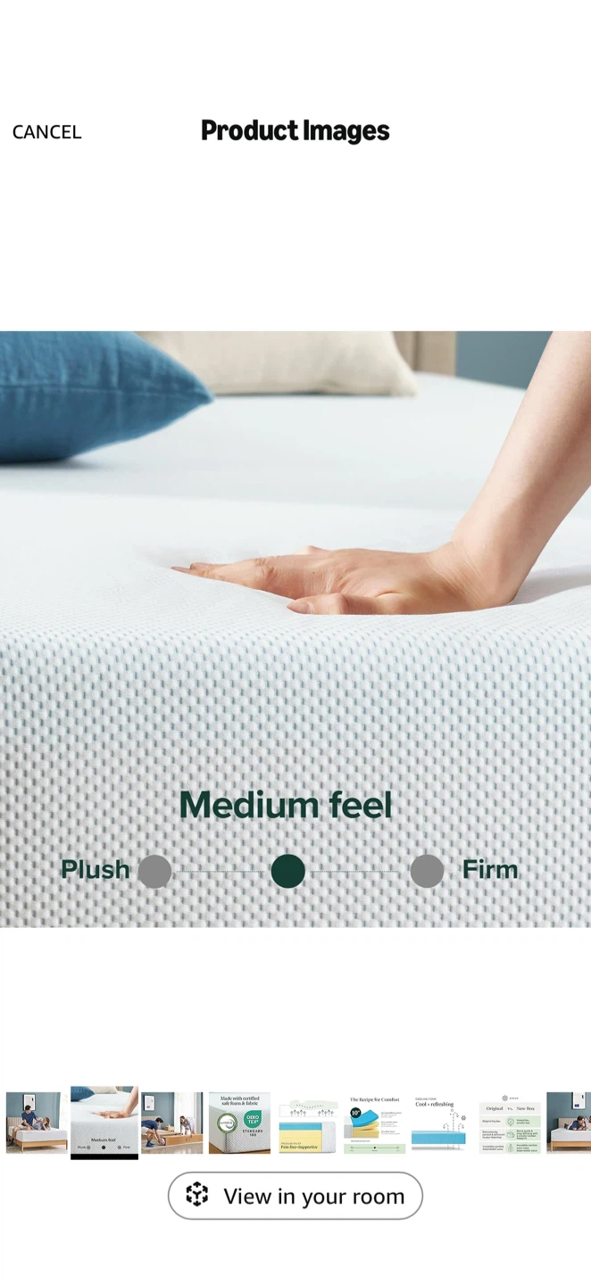 ZINUS Green Tea Memory Foam Mattress - photo 2