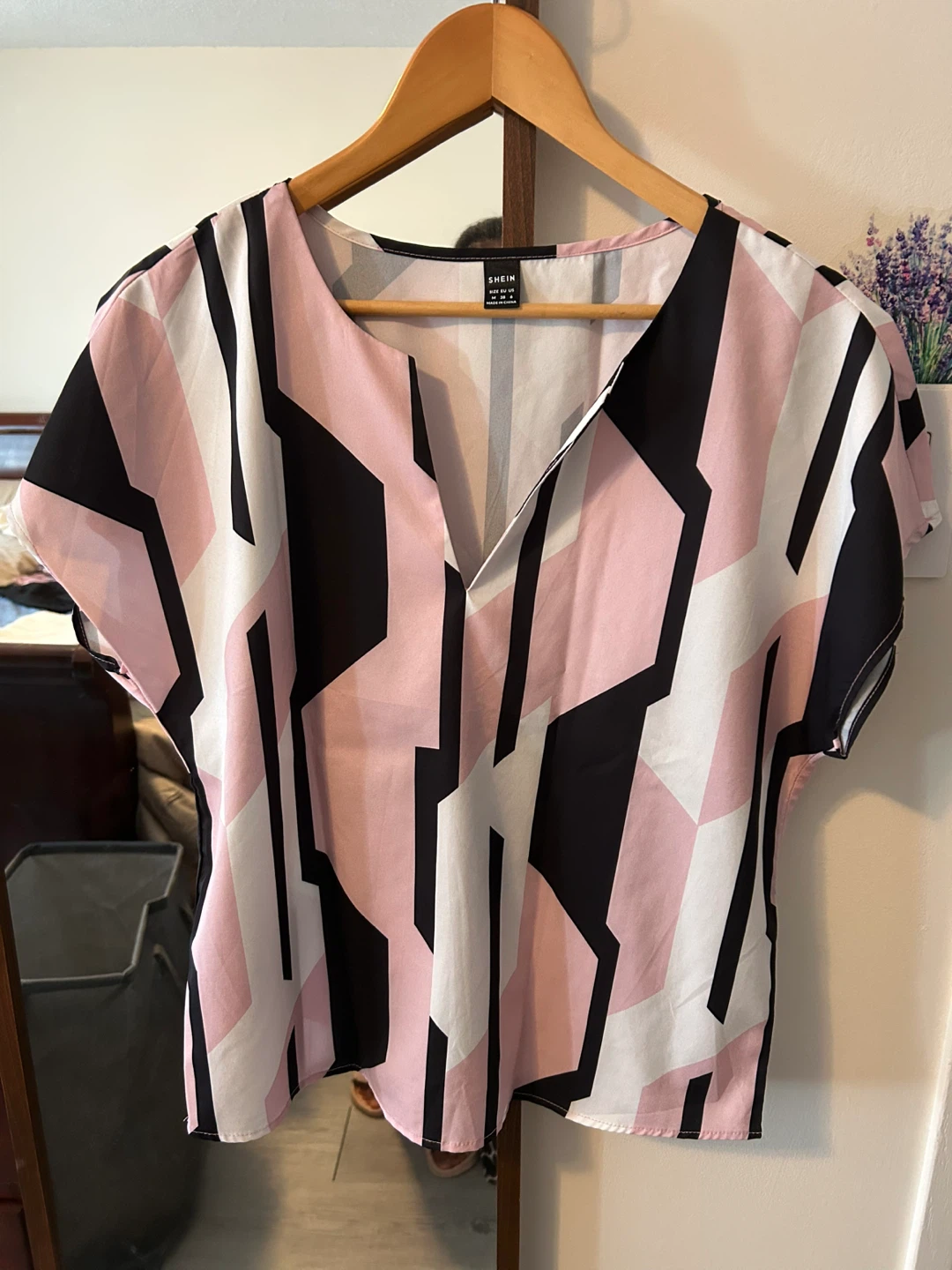 SHEIN Geometric Print Blouse