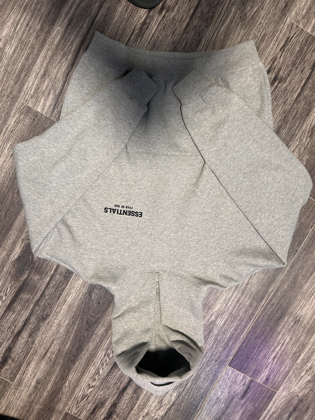 Grey Essentials Fear of God Hoodie and Shorts Set - photo 2