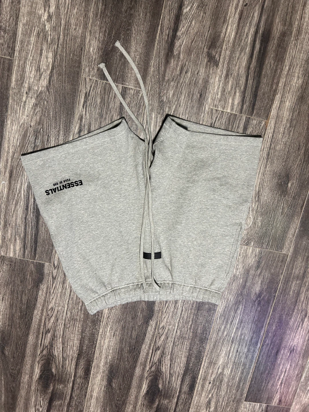 Grey Essentials Fear of God Hoodie and Shorts Set - photo 4