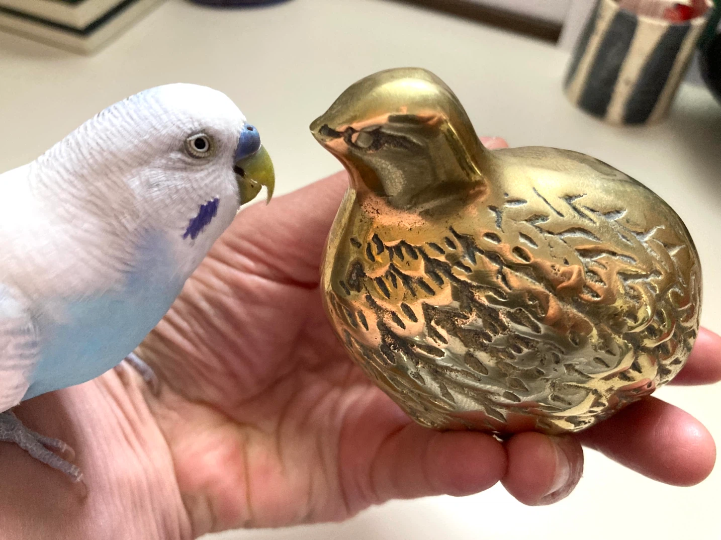 Vintage Brass Quail - photo 2