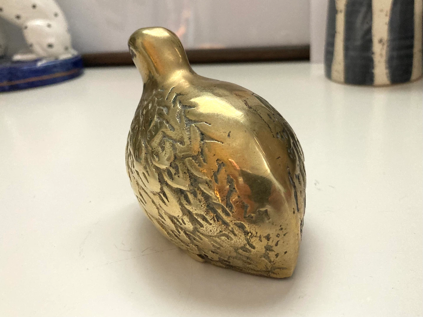 Vintage Brass Quail - photo 3