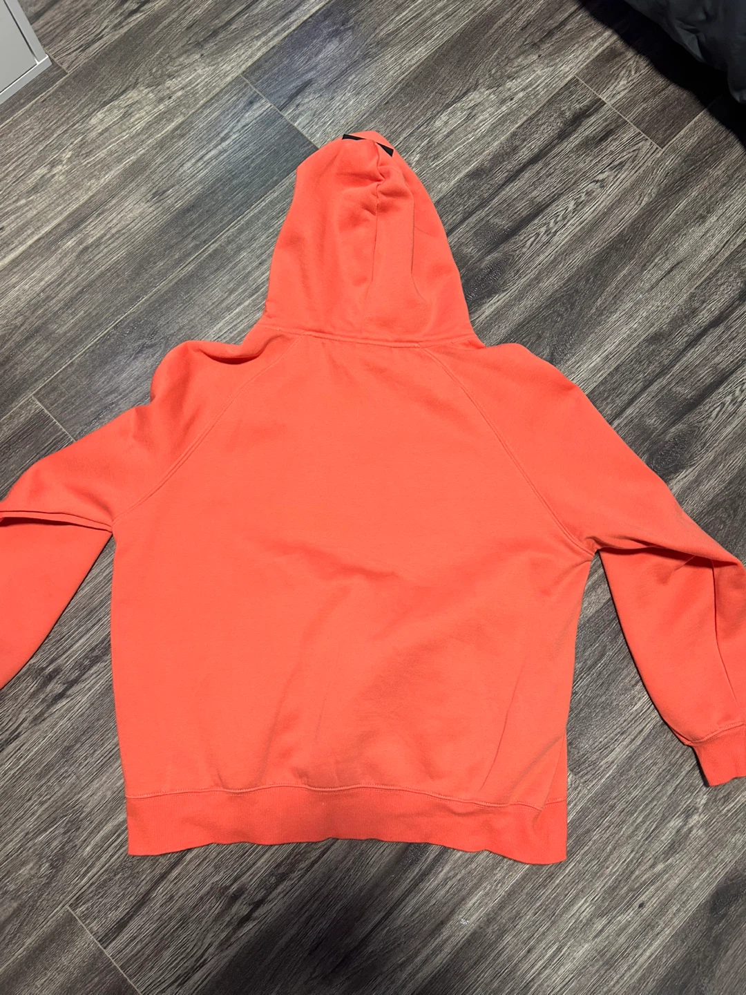 Essentials Fear of God Orange Hoodie and Shorts Set - photo 2