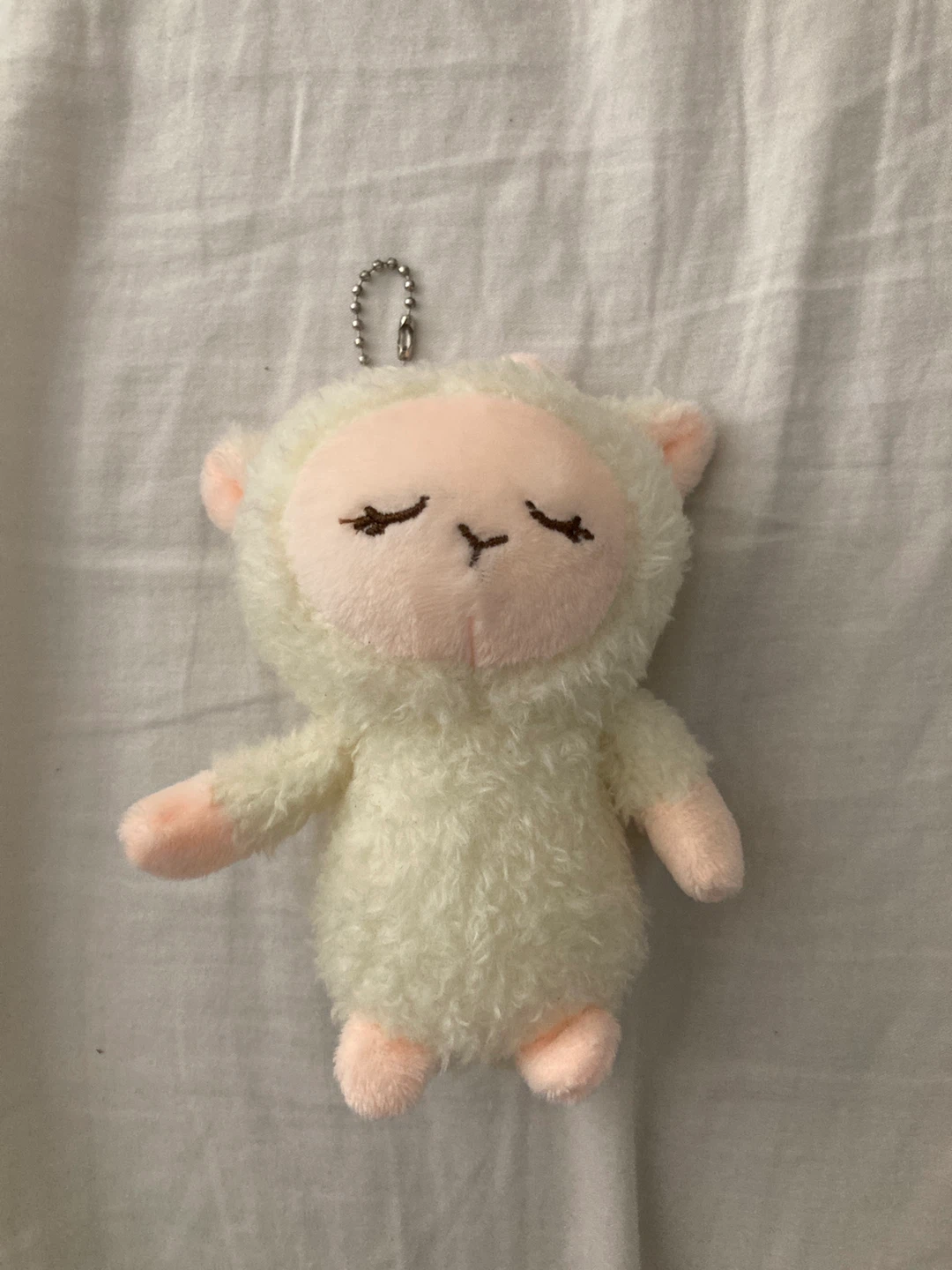 Plush Sheep Keychain