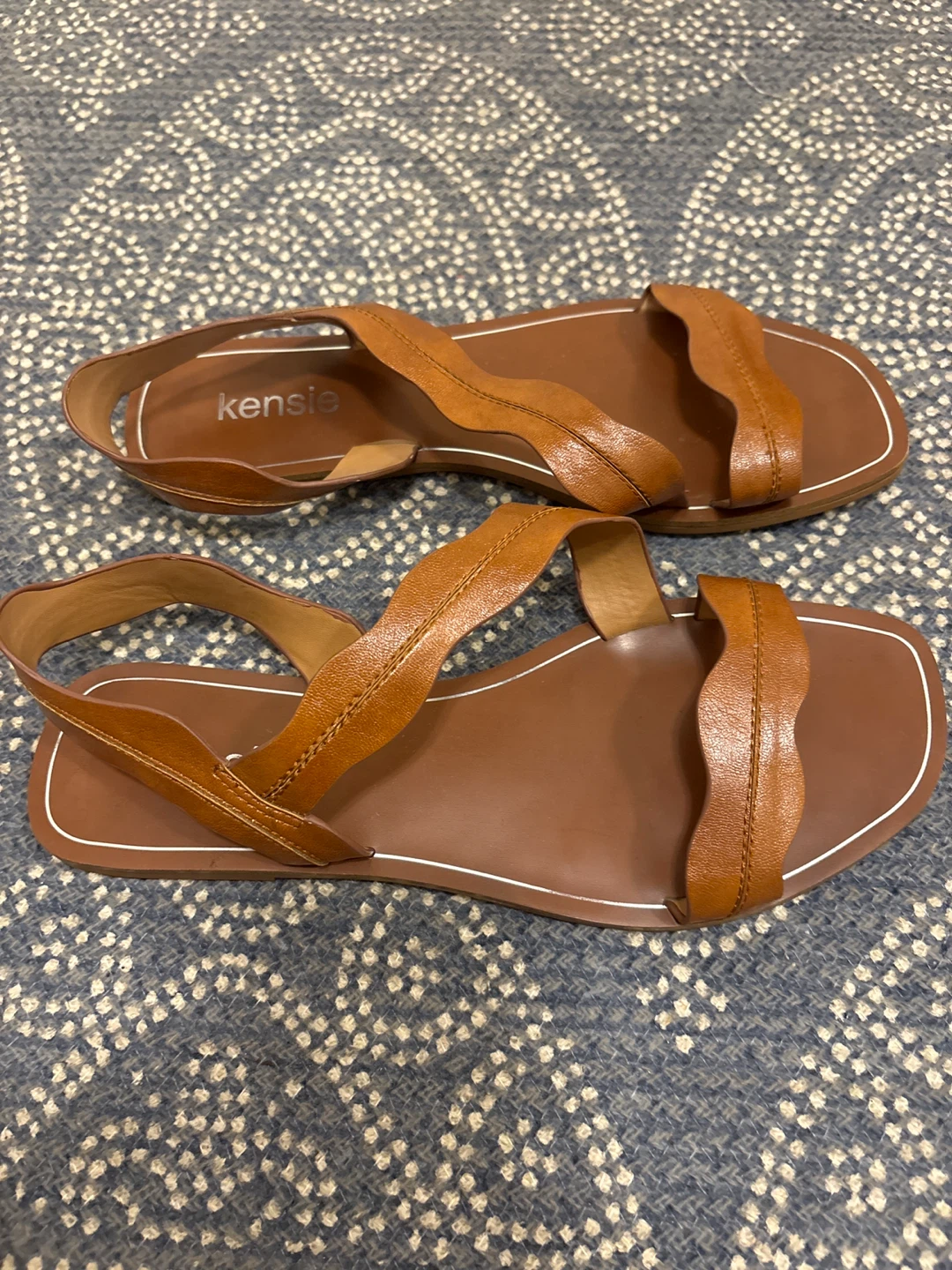 Kensie Women's Brown Flat Sandals