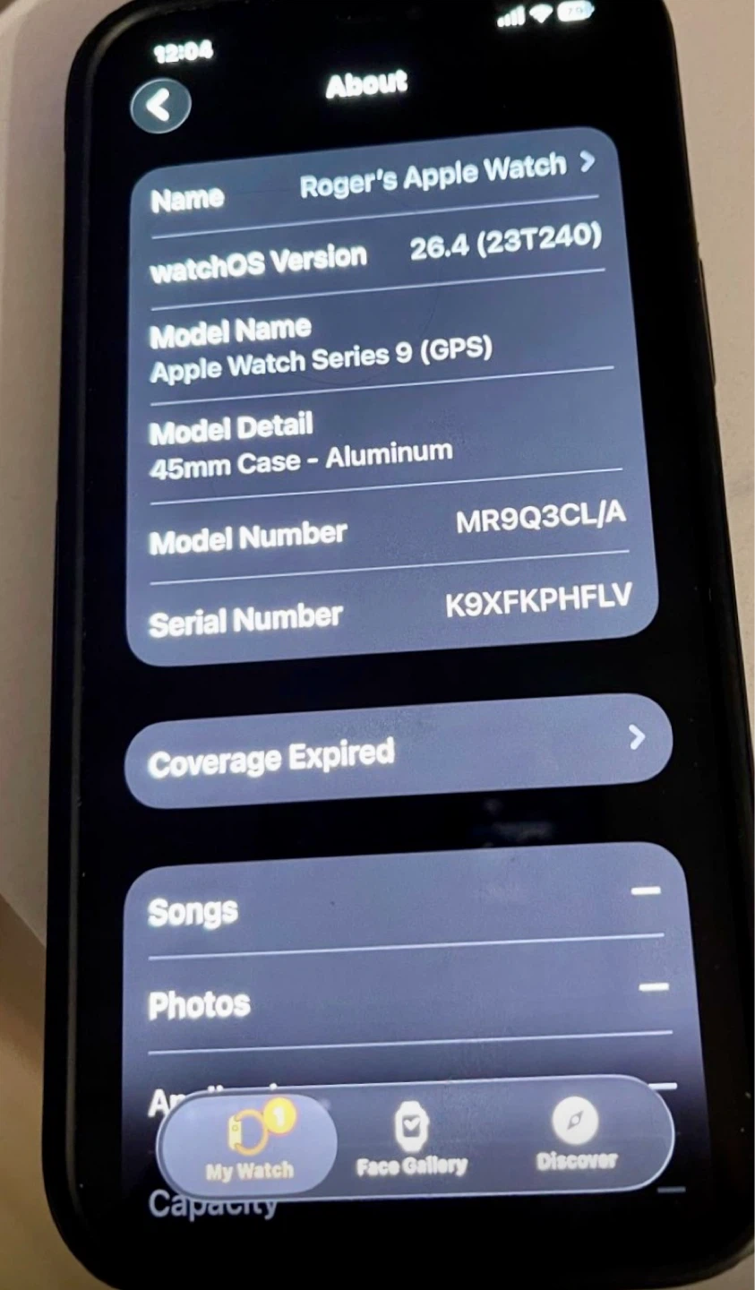 Apple Watch Series 9 (GPS) - 45mm Aluminum - photo 4