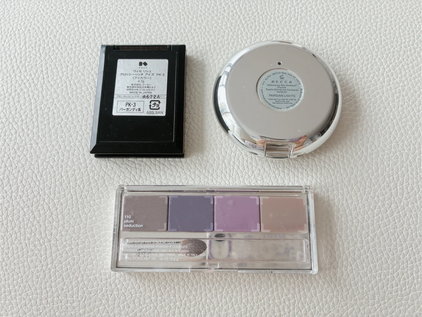 Visée & Clinique eyeshadows and Becca highlighter palette - photo 3