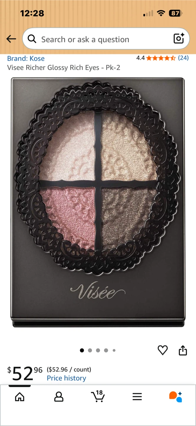 Visée & Clinique eyeshadows and Becca highlighter palette - photo 4