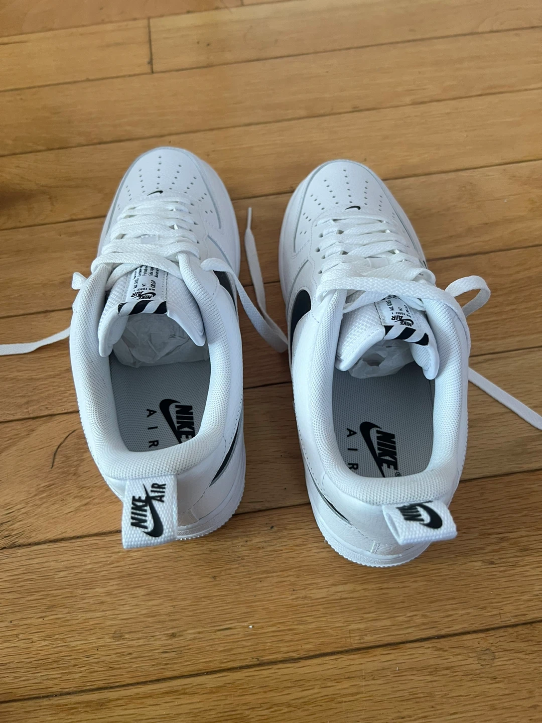 RARE White Nike Air Force 1 LV8 Reflective Woosh - photo 4