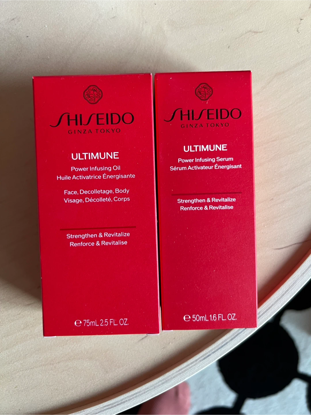 Unopened Shiseido Ultimune Serum and Oil
