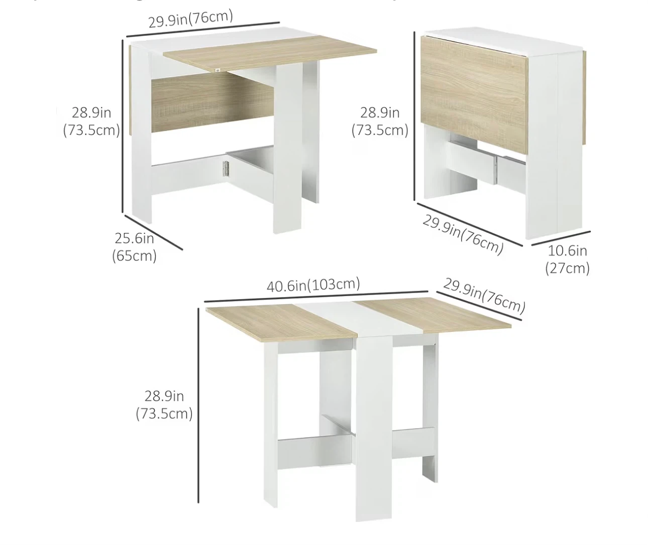Drop Leaf Dining Table - photo 4
