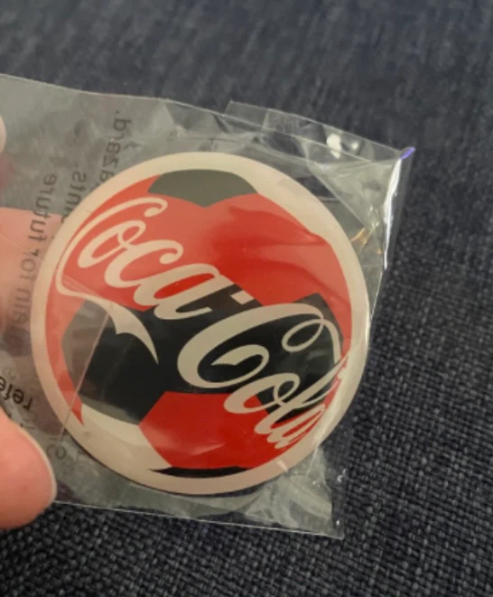 Coca-Cola Soccer Ball Design Pin
