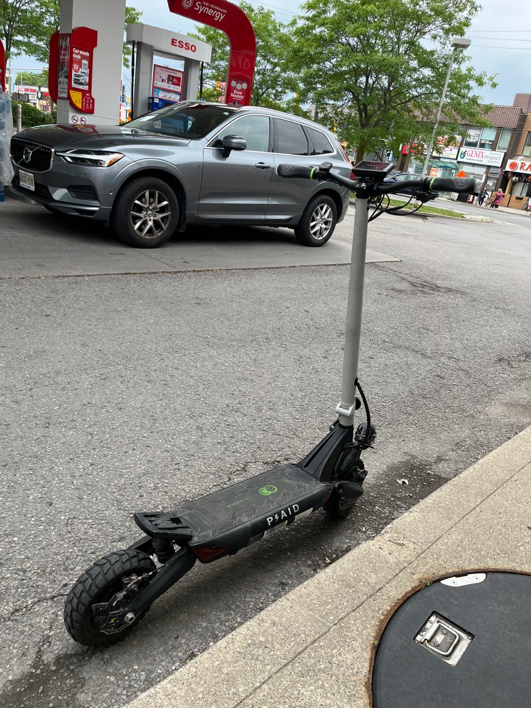 Plaid Electric Scooter
