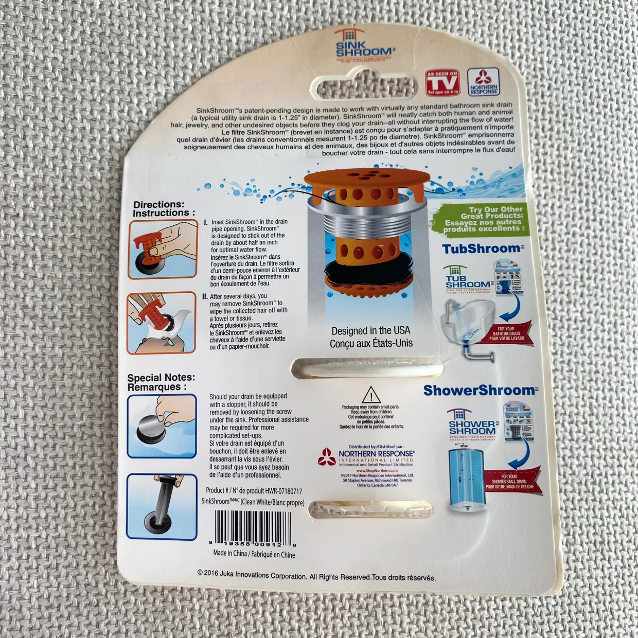 No clogged drains! Bathtub Hair Catcher/Sink Strainer Easy-Clean - photo 2