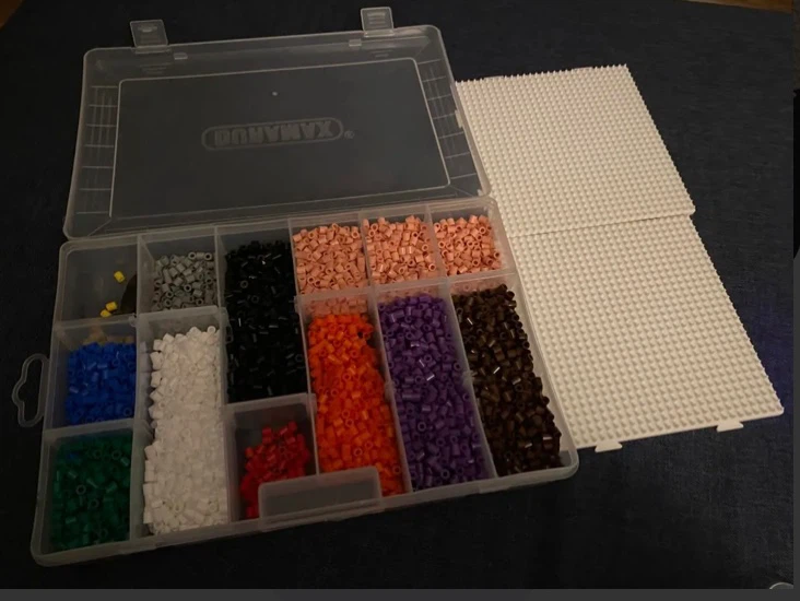 Perler Bead Kit with Storage Case