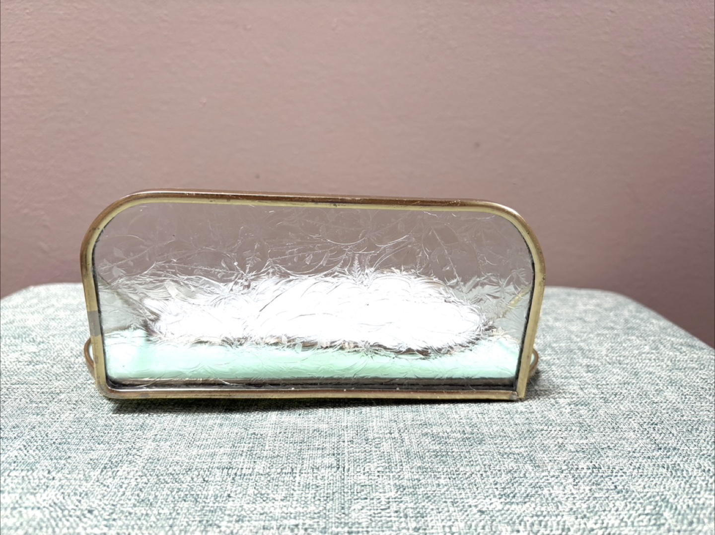 Stained Glass Sleeping Cat Figurine - photo 4