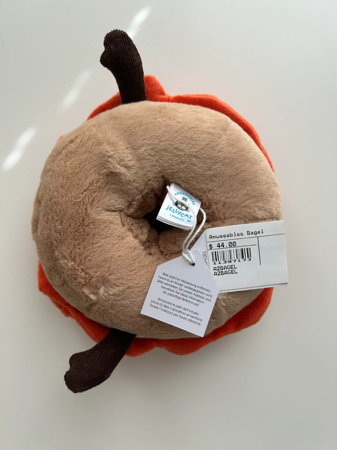 Jellycat Amuseables Bagel and Farfalle Plush Toy BNWT - photo 5
