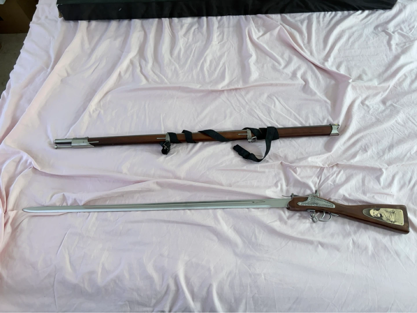 Decorative Rifle with Sword Blade