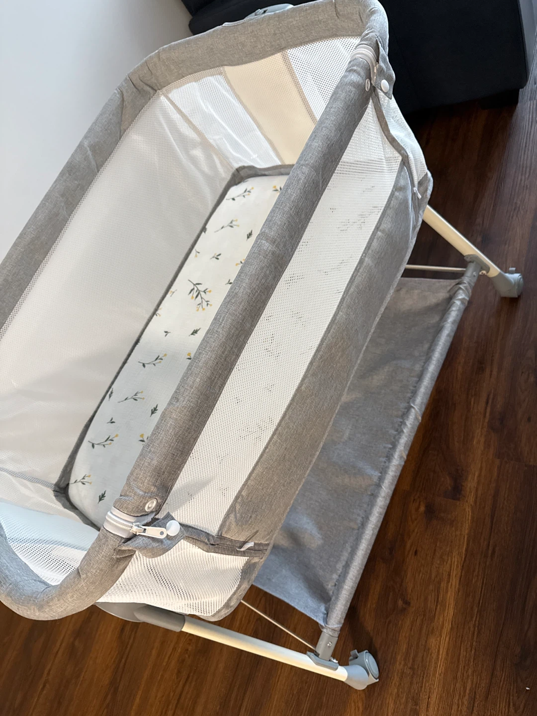 Portable Bassinet with Mattress and Bedding - photo 3