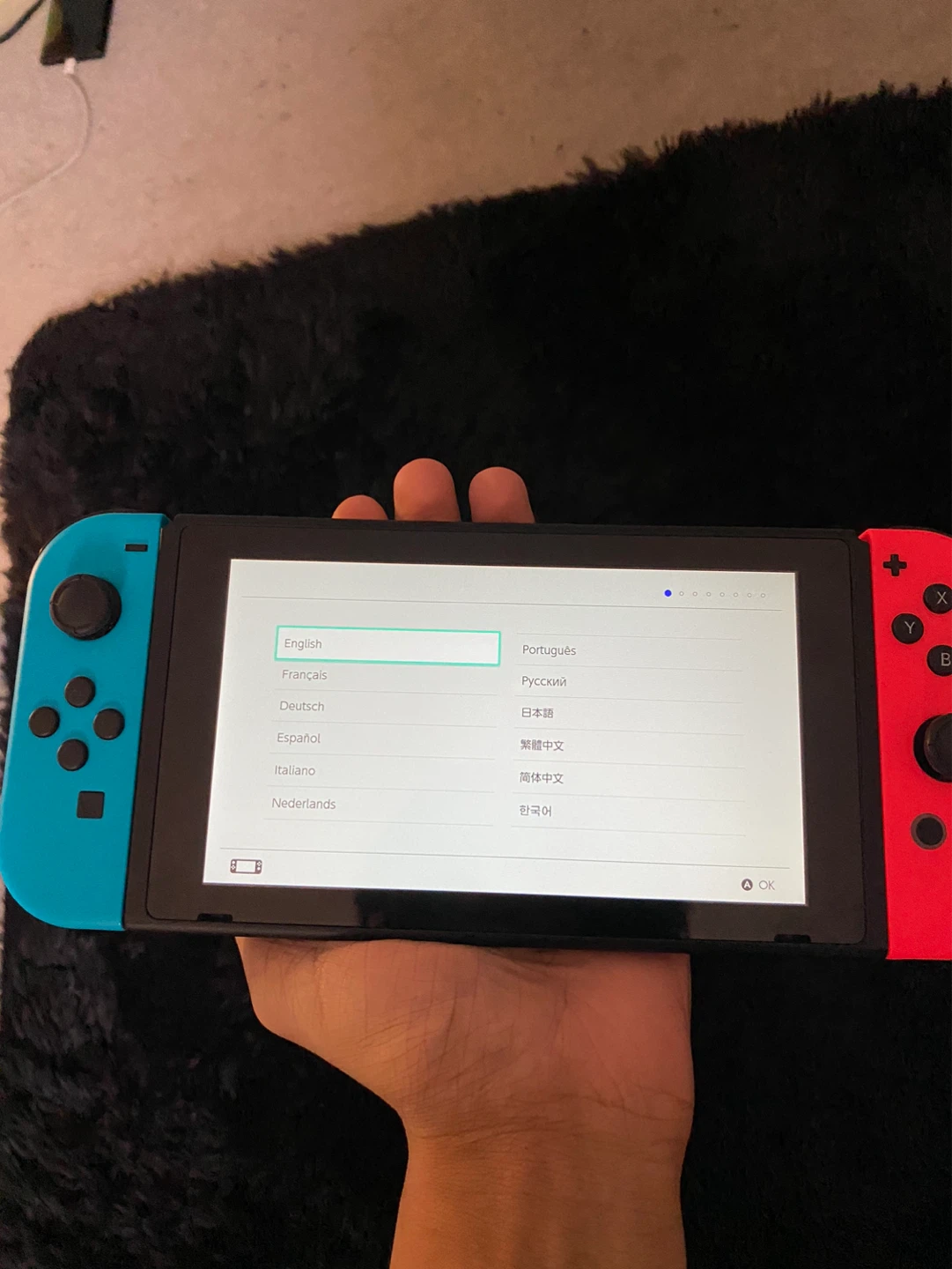 Nintendo switch + charging stand - photo 5